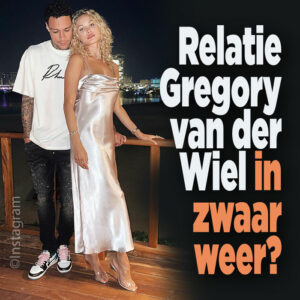 Relatie Gregory van der Wiel in zwaar weer?