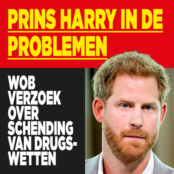 Drugs groot probleem voor Harry