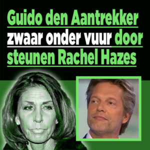 Guido den Aantrekker zwaar onder vuur door steunen Rachel Hazes