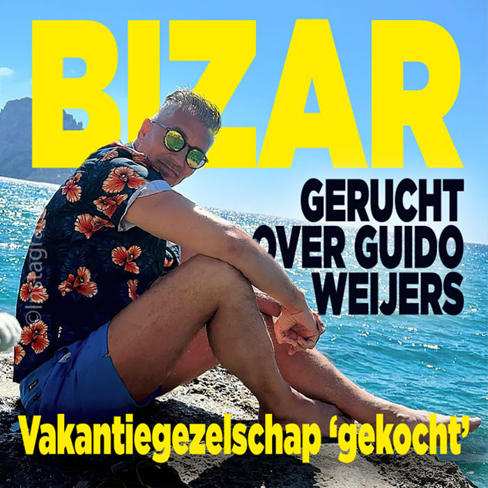 Bizar gerucht over Guido Weijers: vakantiegezelschap &#8216;gekocht&#8217;