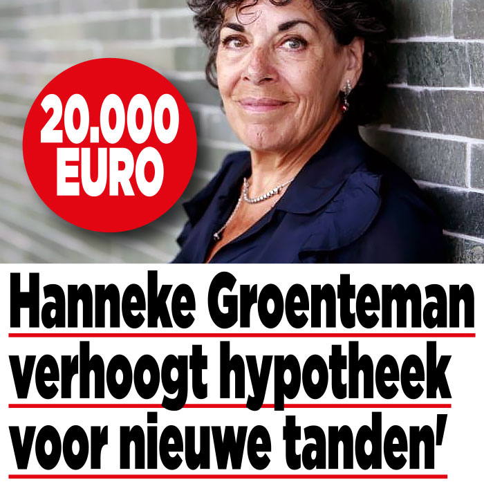 Hanneke Groenteman krijgt duur gebit