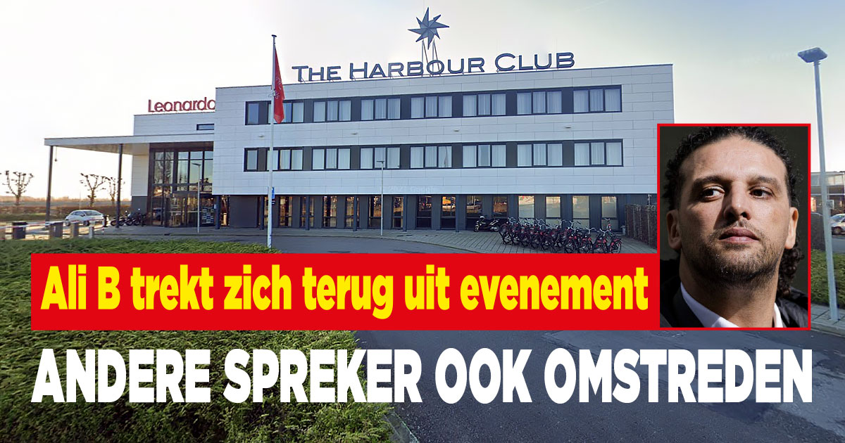 Ali B stapt uit evenement