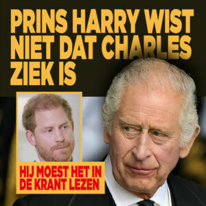 Prins Harry wist niet dat Charles ziek is: &#8216;Hij moest het in de krant lezen&#8217;