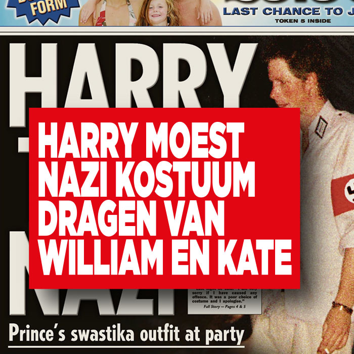 Harry moest nazikostuum dragen van William en Kate
