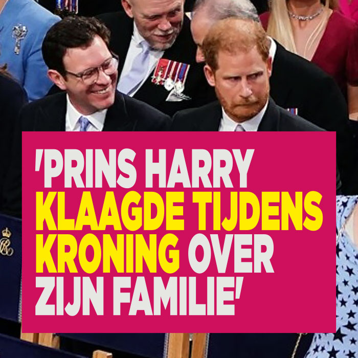 &#8216;Prins Harry klaagde tijdens kroning over zijn familie&#8217;