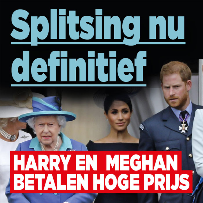 Splitsing Elizabeth Harry|prins Harry