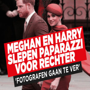 Meghan en Harry slepen paparazzi voor rechter