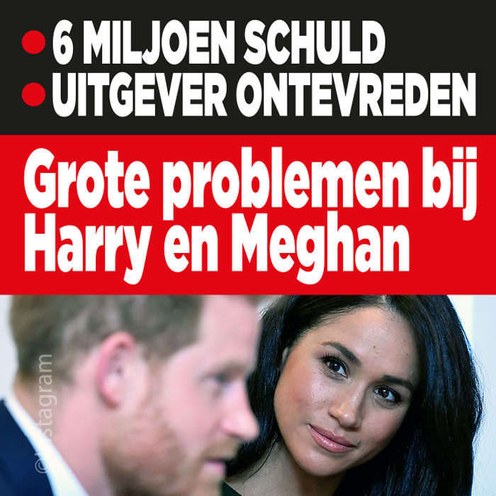 Grote problemen voor Harry en Meghan