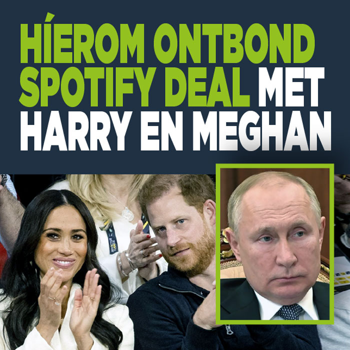 Prins Harry wilde Poetin podium geven op Spotify