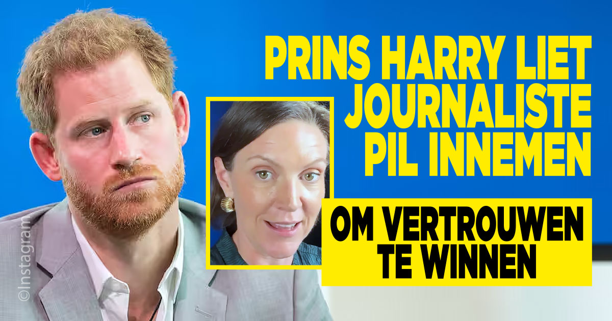 Harry liet journaliste pil innemen