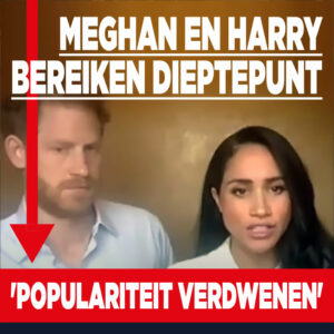 Populariteit Meghan en Harry raakt dieptepunt