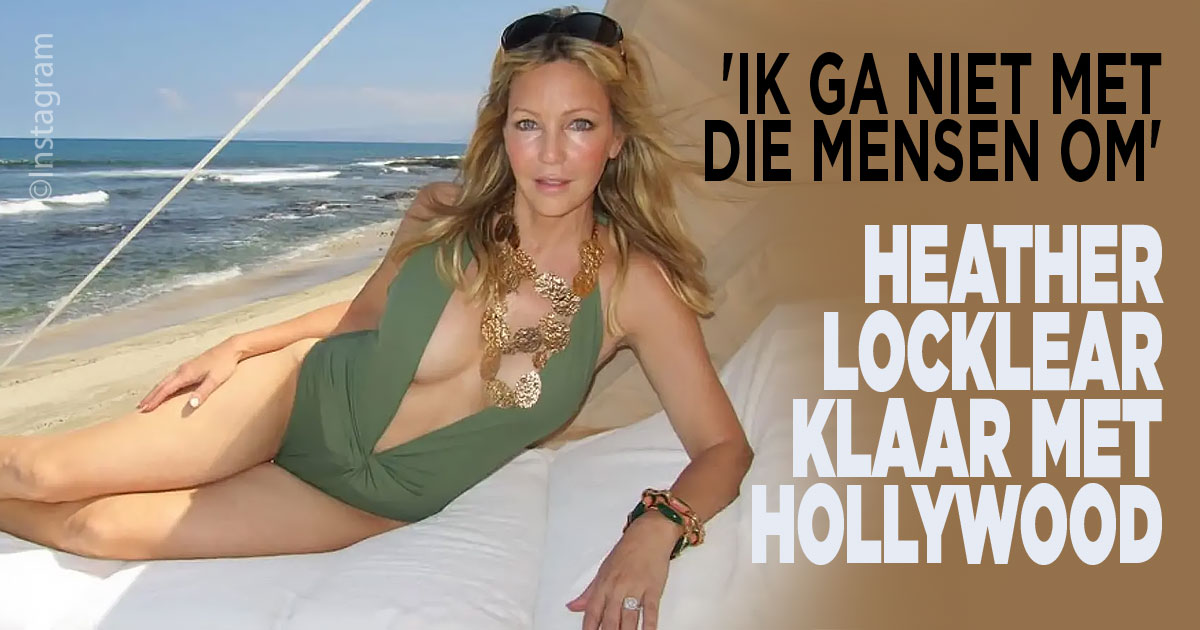 Heather klaar met hollywood