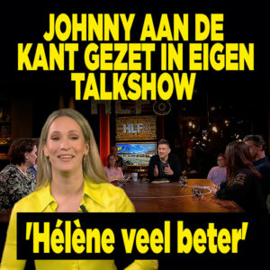Johnny de Mol aan de kant gezet in eigen talkshow: &#8216;Hélène Hendriks veel beter&#8217;