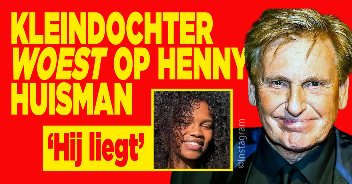 Henny LIEGT DAT HIJ BARST