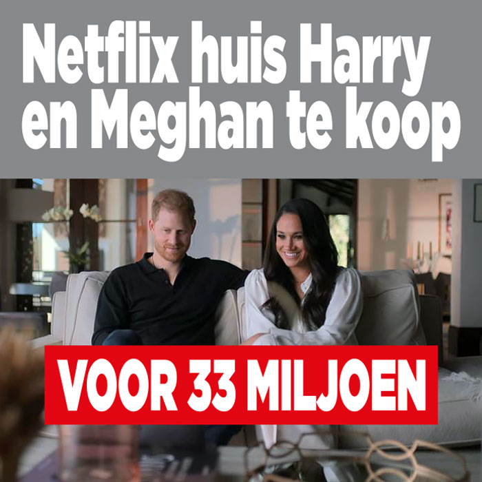 Netflix huis Harry en Meghan te koop