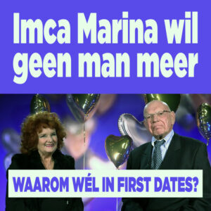 Imca Marina wil geen man meer: waarom wél in First Dates?