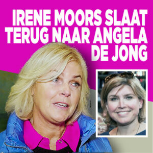 Irene Moors slaat terug naar Angela de Jong