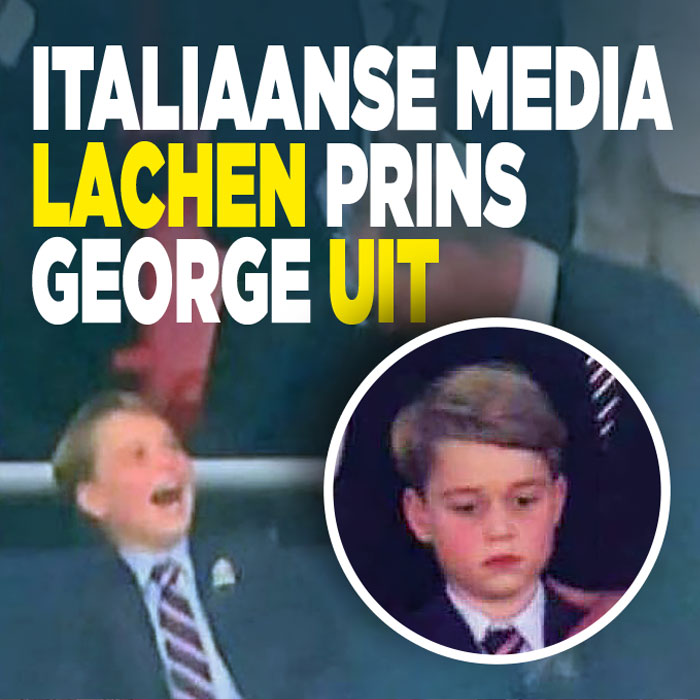 Italiaanse media lachen prins George uit