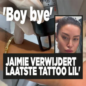 Jaimie verwijdert laatste tattoo Lil&#8217; Kleine: &#8216;Boy bye&#8217;