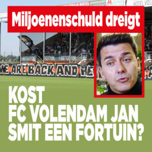 Kost FC Volendam Jan Smit een fortuin? &#8216;Miljoenenschuld dreigt&#8217;
