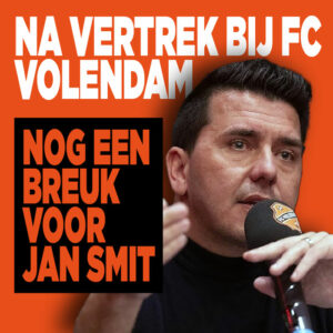 Na vertrek bij FC Volendam: nog een breuk voor Jan Smit