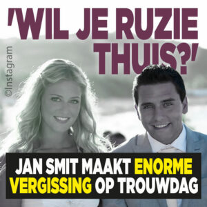 Oeps: Jan Smit maakt enorme blunder op trouwjubileum