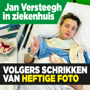 Volgers schrikken van ziekenhuisfoto Jan Versteegh