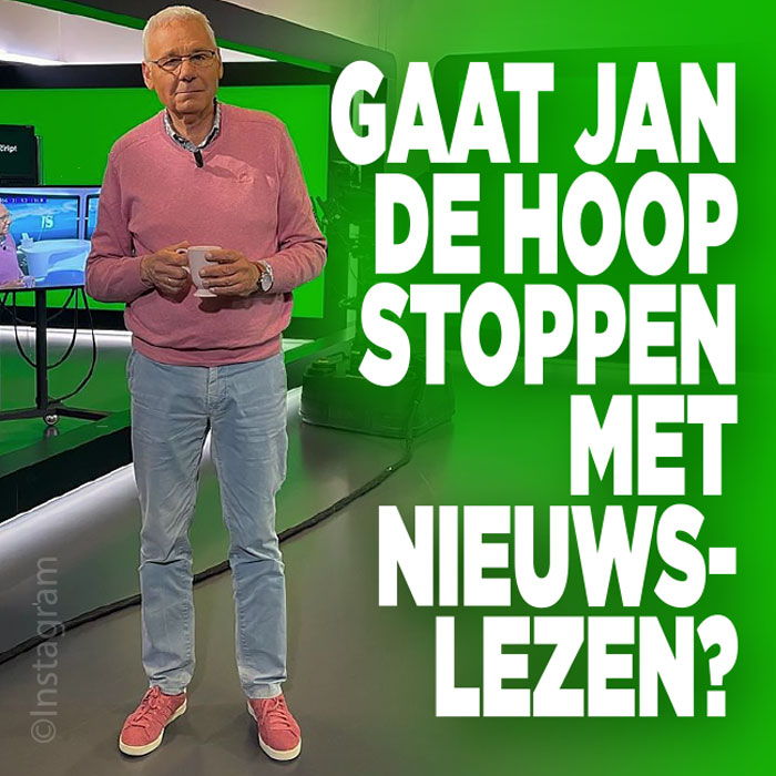 Gaat Jan de Hoop stoppen met nieuwslezen?