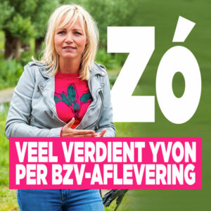 Zóveel verdient Yvon Jaspers per BZV-aflevering