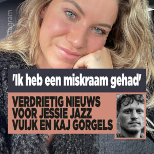 Verdrietig nieuws voor Jessie Jazz Vuijk en Kaj Gorgels: &#8216;Ik heb een miskraam gehad&#8217;
