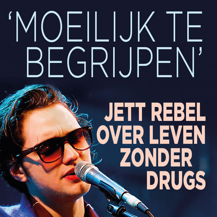 Jett Rebel over leven zonder drank en drugs