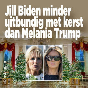 Jill Biden minder uitbundig met kerst van Melania Trump