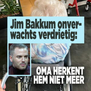 Jim Bakkum onverwachts verdrietig: oma herkent hem niet meer