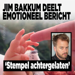 Jim Bakkum deelt emotioneel bericht: &#8216;Stempel achtergelaten&#8217;