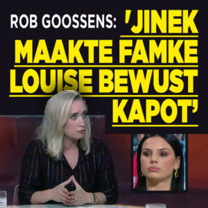 Rob Goossens: &#8216;Eva Jinek gooide Famke Louise bewust voor de leeuwen&#8217;
