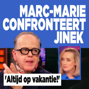 Marc-Marie confronteert Jinek: &#8216;Altijd op vakantie!&#8217;