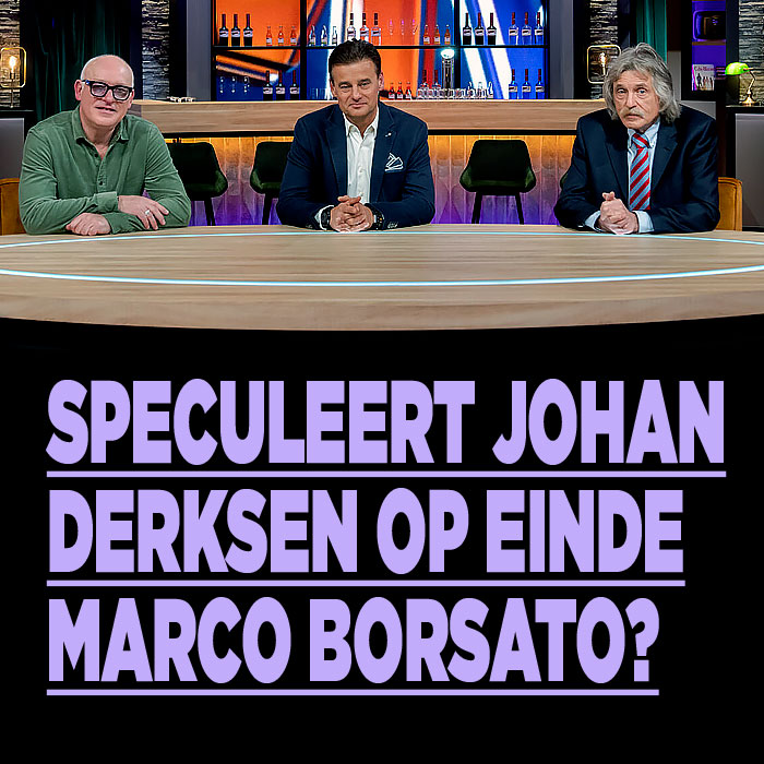 Speculaties van Johan Derksen over einde Marco Borsato||