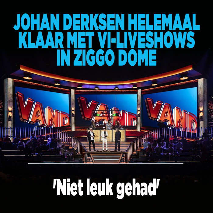 Johan Derksen helemaal klaar met VI-liveshows in Ziggo Dome: &#8216;Niet leuk gehad&#8217;