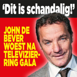 John de Bever woest na Televizier-Ring Gala: &#8216;Dit is schandalig!&#8217;
