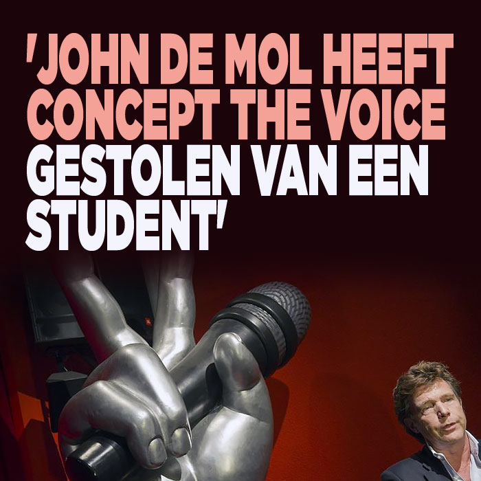 &#8216;John de Mol heeft concept The Voice gestolen van een student&#8217;