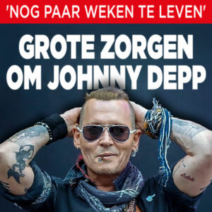 Grote zorgen om Johnny Depp
