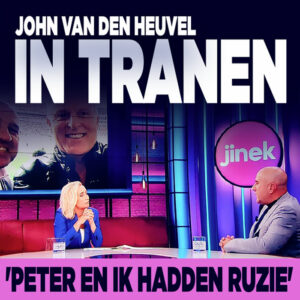 John van den Heuvel in tranen om onopgeloste ruzie Peter R. de Vries