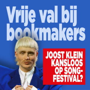 Vrije val bij bookmakers: Joost Klein kansloos op Songfestival?