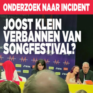 Joost Klein verbannen van Songestival? &#8216;Onderzoek naar incident&#8217;