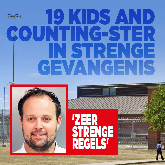 19 Kids and Counting-ster in strenge gevangenis: &#8216;Zeer strenge regels&#8217;