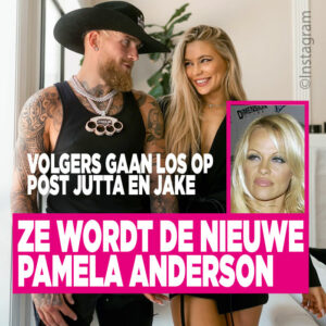 Ze wordt de nieuwe Pamela Anderson: &#8216;Volgers gaan los op post Jutta en Jake&#8217;