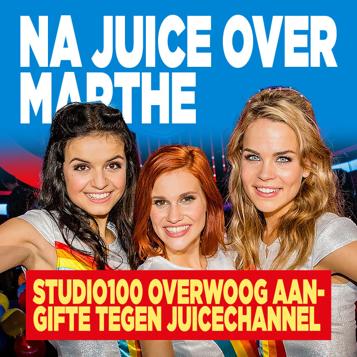 Na juice over Marthe: Studio100 overwoog aangifte tegen Juicechannel