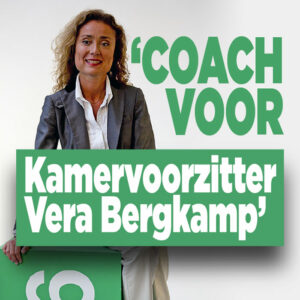 &#8216;Coach voor Kamervoorzitter Vera Bergkamp&#8217;