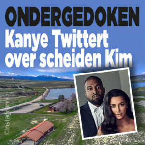 Ondergedoken Kanye wil scheiden van Kim
