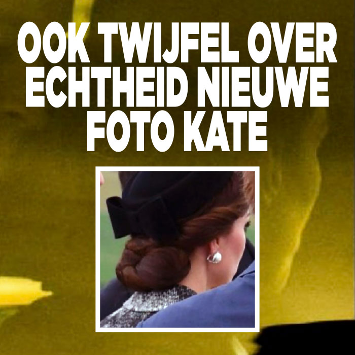 Weer een fake foto van Kate?